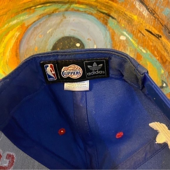 Classic Adidas Los Angles Clippers NBA Two-Toned SnapBack Hat - Picture 6 of 6